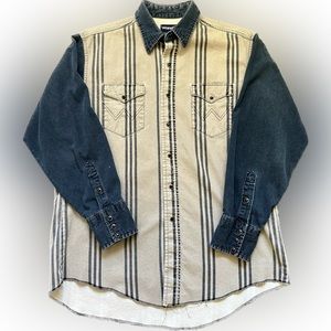 90s Wrangler Pinstripe Brushpopper